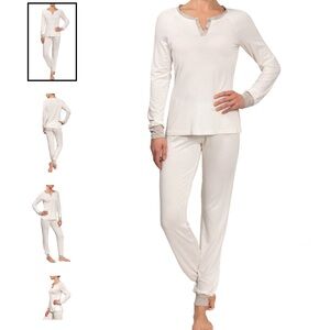 Everyday Ritual Corrine Jai Jai Sleep Set White Size XXL